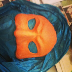 Plasticine mask moldmaking